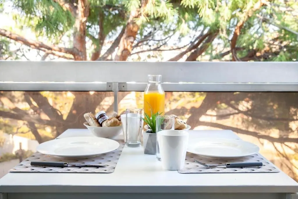 Residence Bord De Mer-Terasse-Plage Prado David Marseille France