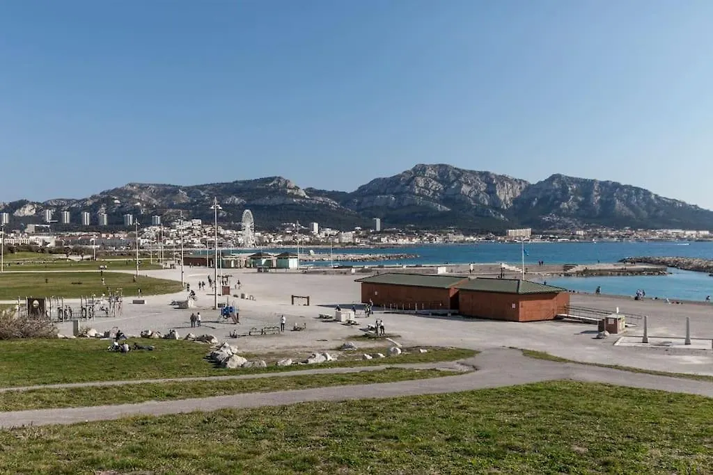 Residence Bord De Mer-Terasse-Plage Prado David Марсель Франция